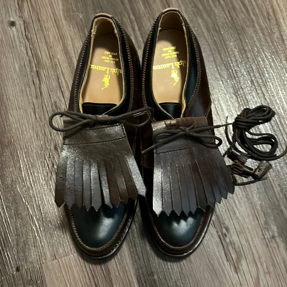 Ralph Lauren bench made golf shoes never worn - Picture 1 of 6